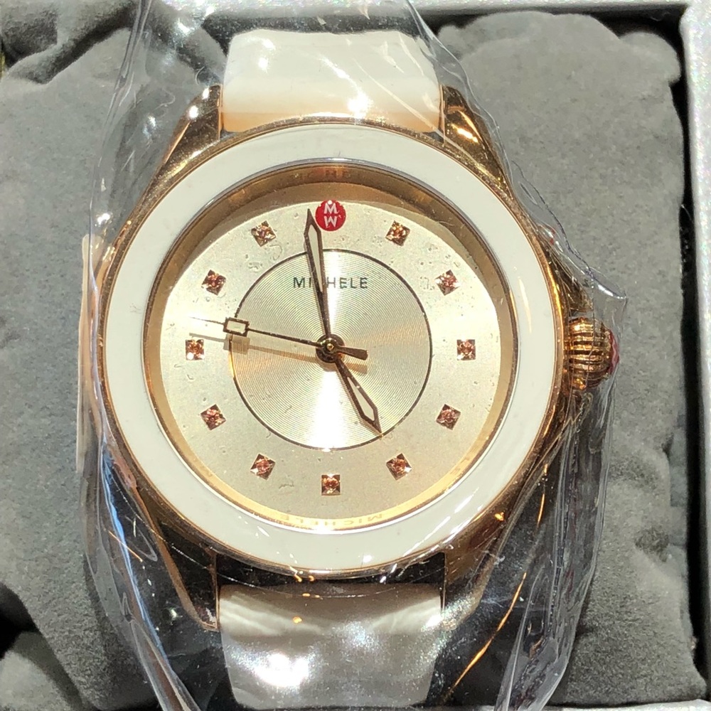 Trendy Rose Gold Michele Watch!!!(Jelly Bean)!!! - Picture 4 of 5